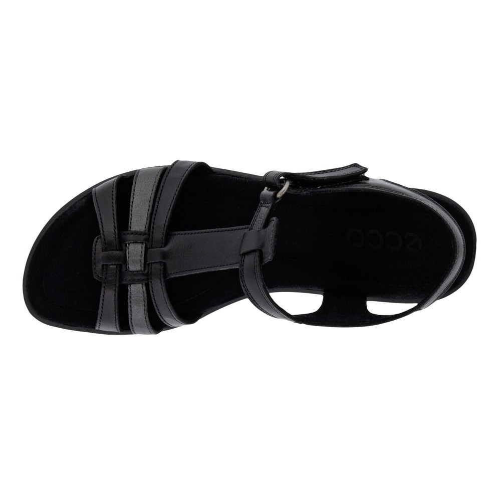 Sandalias Mujer - ECCO Finola T-Bar Strap - Negros - VNB319058